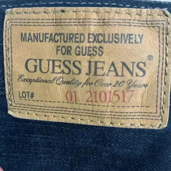 Guess Cliff Bootcut Charcoal Denim Jeans Men’s Size 36x32 - Picture 4 of 7
